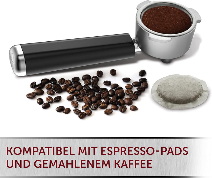 Breville Prima Latte II Espresso | Mașină Latte și Cappuccino | Pompă profesională de 15 bari și spumant pentru lapte | Roșu [VCF109X]