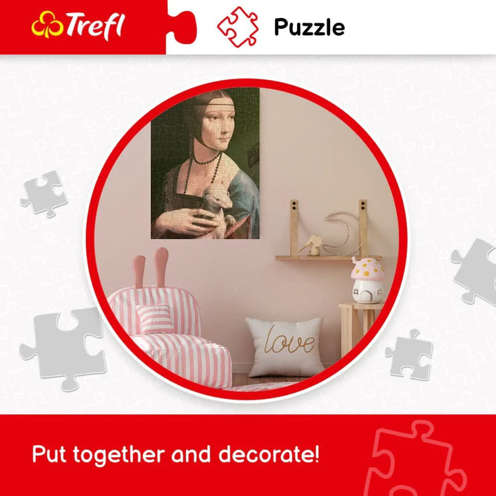 Trefl TR10461 Samudra Beach, India 1000 piese, calitate premium, pentru adulți și copii de la 12 ani Puzzle, colorat