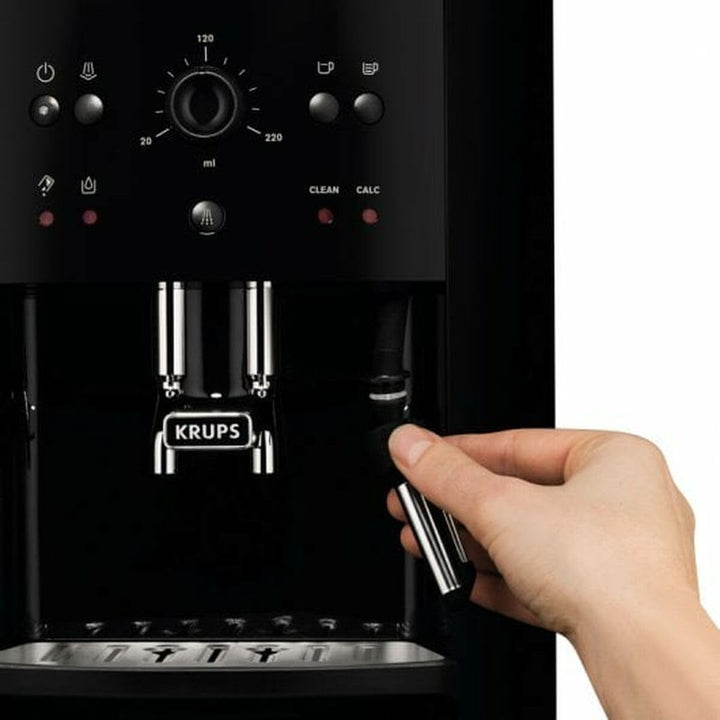 Aparat de cafea complet automat Krups Arabica Picto Quatrro Force EA8110, negru