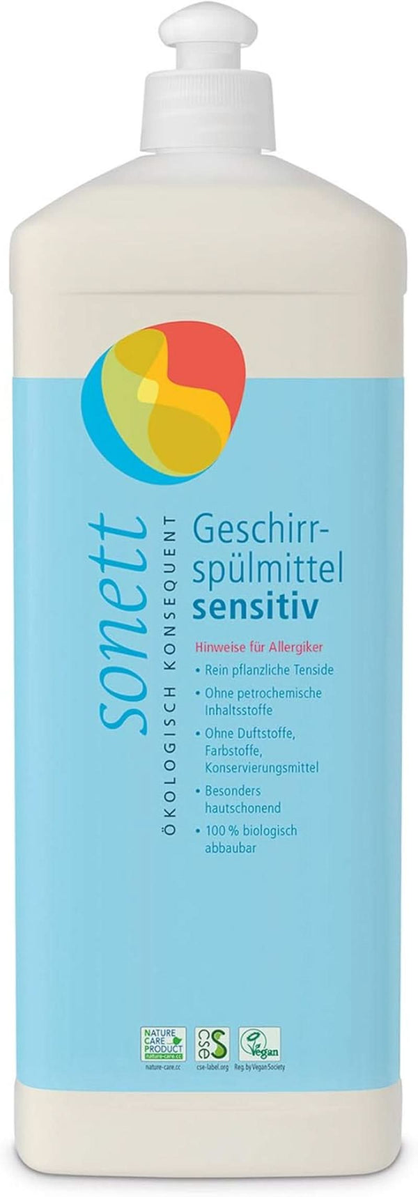 Lichid de spălat vase Sonett Sensitive, 1 litru