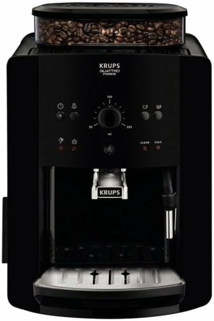 Aparat de cafea complet automat Krups Arabica Picto Quatrro Force EA8110, negru