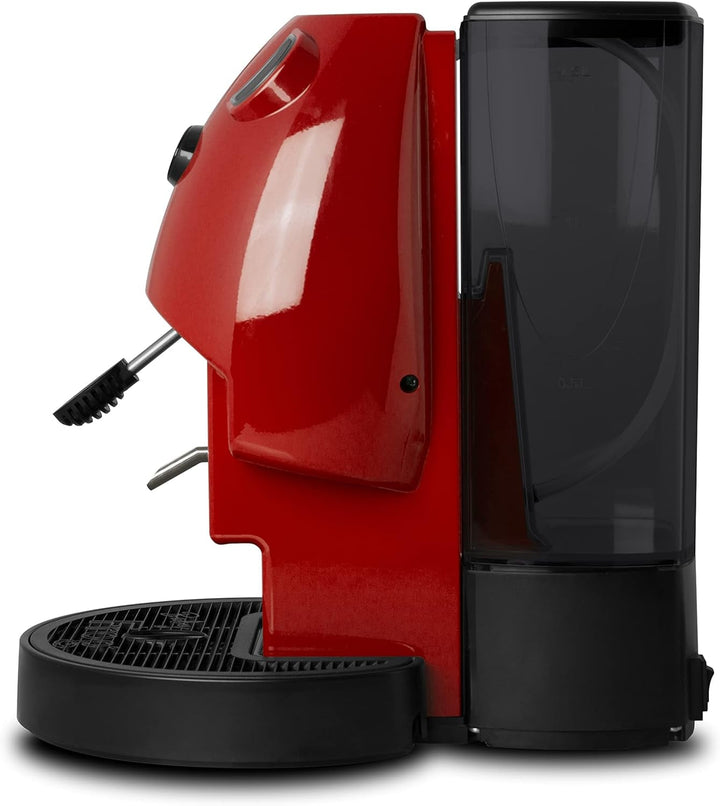 Cafetiera Didiesse cu tampoane, 44 Mm, model Baby Frog Pad Maker - Compact 450 W - cu funcție de așteptare și rezervor de 1,5 L (roșu)