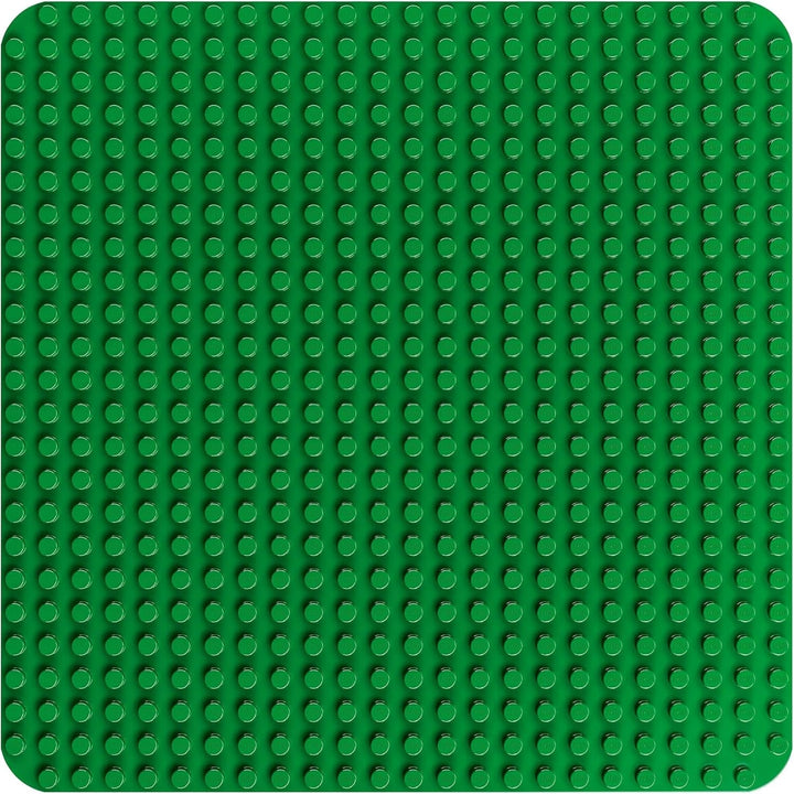 Placă de construcție LEGO DUPLO în verde, Jucărie de construcție pentru copii mici de la 18 luni, Pentru afișarea modelelor, Permite preșcolarilor să construiască creativ și să se joace imaginativ, Jucărie educațională 10460