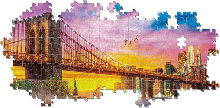 Clementoni - 33552 Collection - Manhattan Balcony Sunset, Puzzle 3000 piese pentru adulți și copii 10 ani, joc de îndemânare pentru întreaga familie
