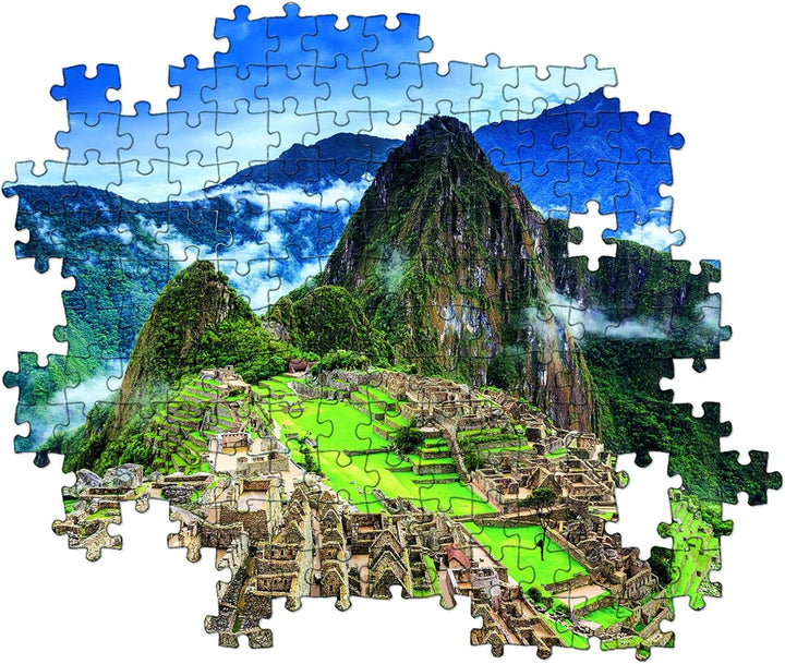 Clementoni 39604 Machu Picchu - Puzzle 1000 piese de la 9 ani, Puzzle colorat pentru adulți cu culori îndrăznețe, Joc de îndemânare pentru întreaga familie, Idee frumoasă de cadou