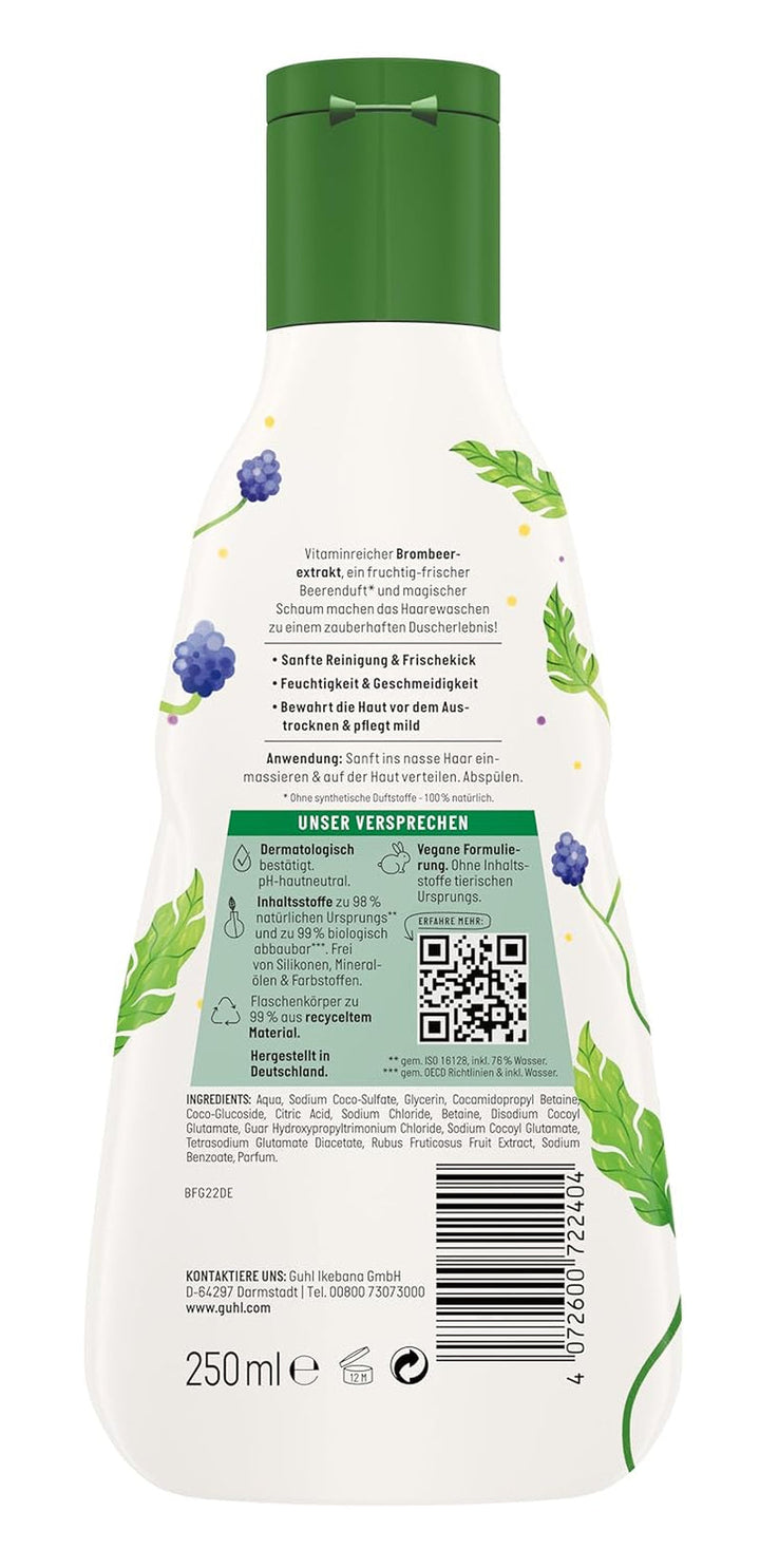 Guhl Kids Dino advantage set - 2x Guhl Kids 2 în 1 Șampon & Gel de duș, 250ml + 1x Pixi book - Special dezvoltat pentru copii - Nu se trage - Certificat Cosmos Natural