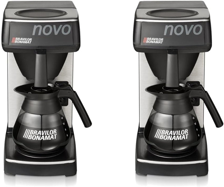 Bravilor Bonamat F454 Novo filtru de cafea, 1.5 L, negru, 430(H) X 205(W) X 340(D)Mm