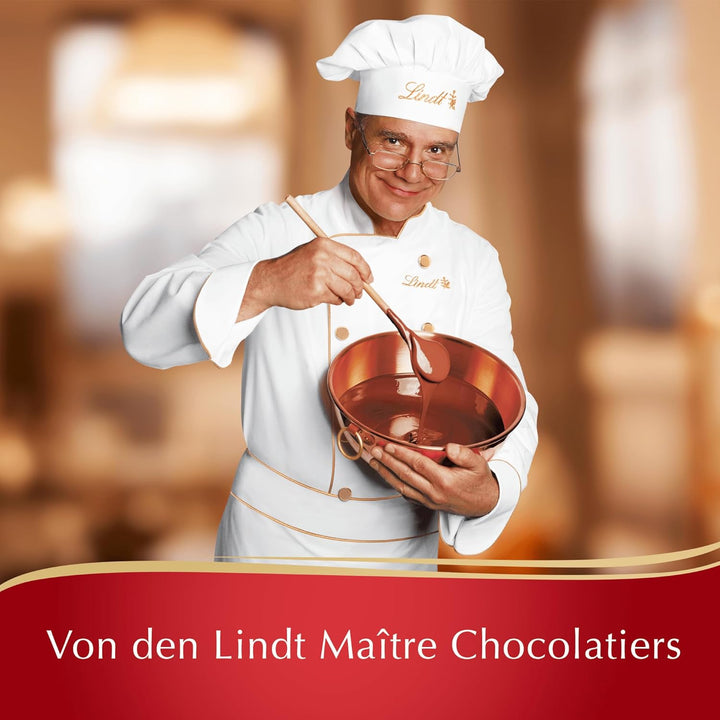 Lindt Schokolade LINDOR Mischung | 1371 G | Ca. 109 Kugeln: Milch, 70 %, Milk&White, Stracciatella, Weiß, Nuss, Matcha, Feinherb, Salted Caramel, Pistazie | Schokoladengeschenk