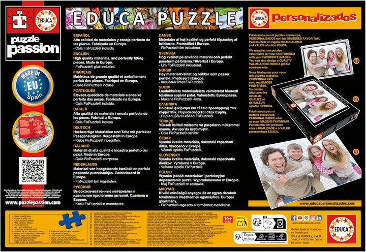 Educa - Puzzle de 1500 piese pentru adulti | Gradina Japoneza. Dimensiuni: 85 X 60 cm. Include lipiciul de puzzle Fixpuzzle. Pentru 14 ani (19937)
