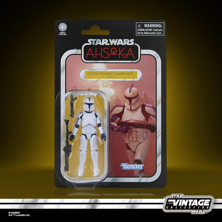 Star Wars the Vintage Collection Clone Trooper Lieutenant (Teth), Star Wars: Ahsoka Action Figure, 9.5 cm