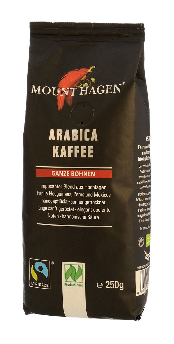 Bio FT Naturland Röstkaffee Arabica, 250G Ganze Bohne