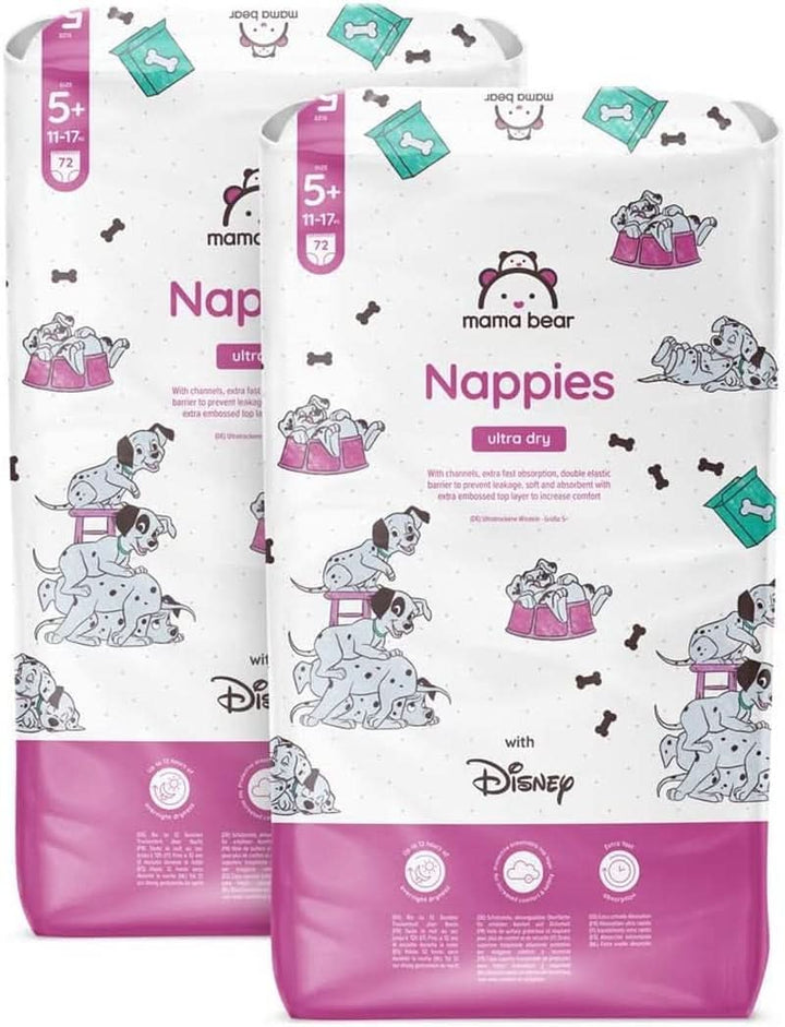 Scutece Mama Bear Disney Ultra Dry mărimea 4 (8-14 kg), alb, 84 bucăți (1 pachet)