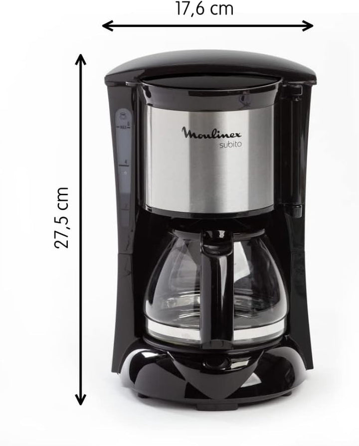 Moulinex FG150825 Subito Cafetière Filtre Ã‰lectrique, negru/oțel inoxidabil