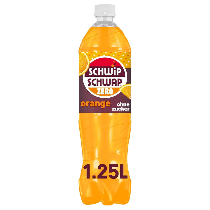 Schwip Schwap Zero Orange, băutură răcoritoare cu aromă de portocale, set 6 x 1,25 litri