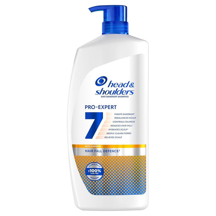 Head & Shoulders PRO-EXPERT 7 Anti-Haarverlust Anti-Schuppen-Shampoo Angereichert Mit Koffein 800Ml Pumpe. Bekämpft 7 Kopfhautprobleme, Kopfhautschutz