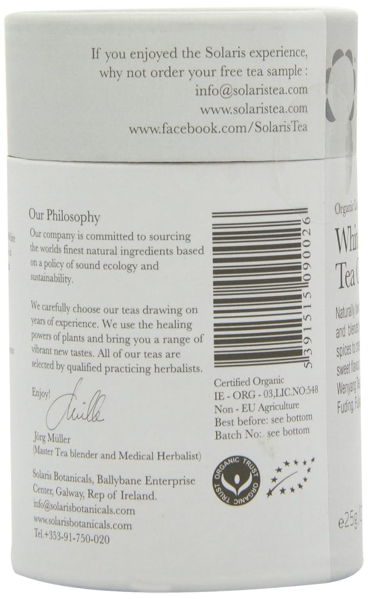 Solaris Ceai organic Ceai alb Chai 25 g