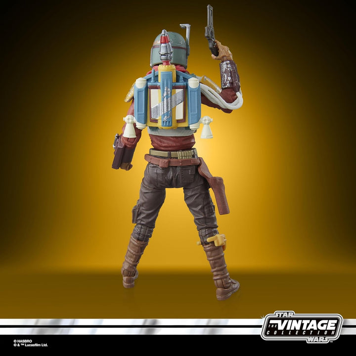 Star Wars Colecția Vintage Cobb Vanth (Armura Mandaloriană), Figura de acțiune Deluxe Zu Mandalorian, Scară 9,5 cm