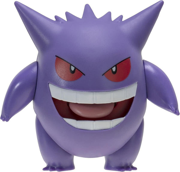 Pokémon PKW0359 - Battle Feature Figure - Gengar, figură mobilă oficială, 11,5 cm