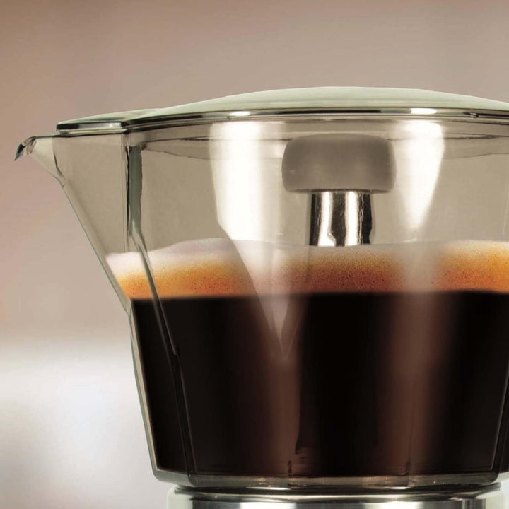 Espressor electric Jocca cu bază rotativă la 360°, 6 căni, negru