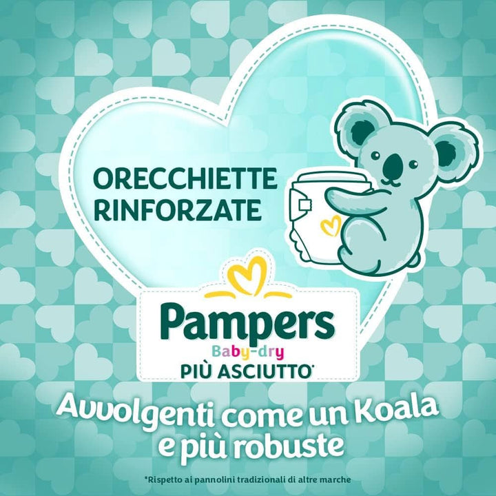 Pampers Baby Dry Junior, 176 scutece, mărimea 5 (11-25 kg)