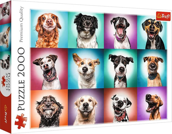Trefl TR27119 Funny Dog Portraits II 2000 Pieces, Premium Quality, For Adults And Children From 12 Years Puzzle, Coloured