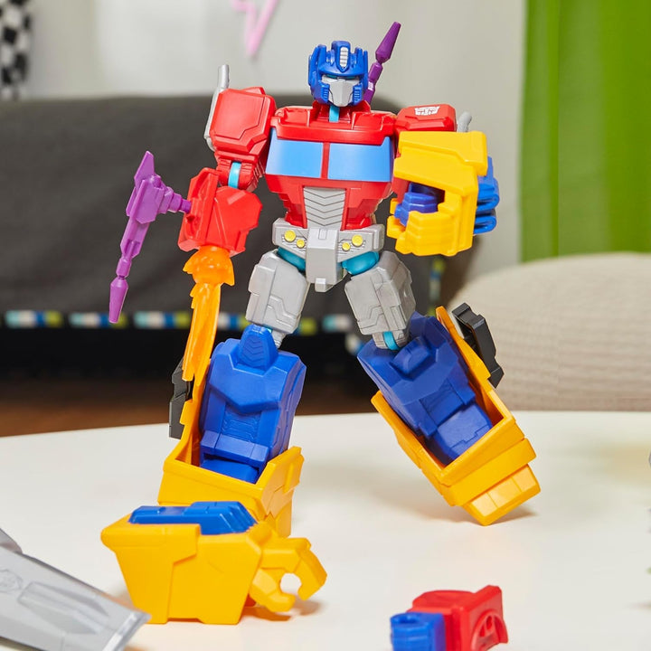Transformers Mixmashers Optimus Prime Personalizabil Deluxe Action Figure & Accesorii