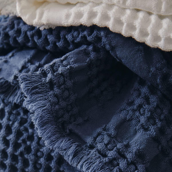 Pătură monocoloră din jacquard, bumbac, Yogi, 130 X 170 cm Plapumi si pilote Naty Shop