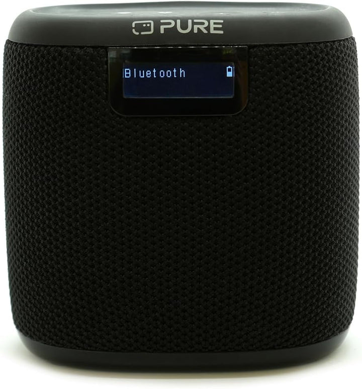 Pure Woodland Mini boxă de exterior cu Bluetooth și radio DAB+/FM (impermeabil IP67, robust, portabil, baterie 14H, perfect pentru grădină și camping) Verde