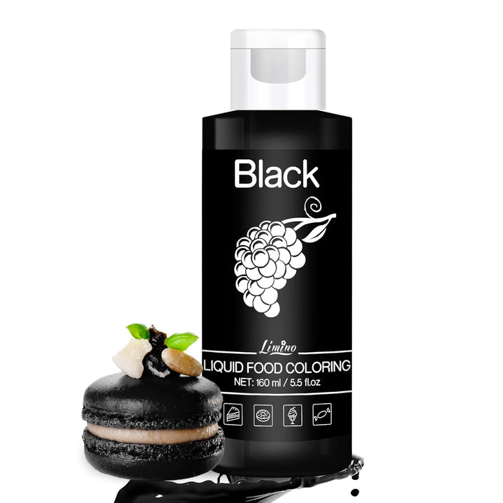 Lebensmittelfarbe - 160Ml Flüssige Lebensmittel Farben Für Kuchen, Backen, Kekse, Macaron - Zuckerfrei Konzentrierte Farbe Food Coloring Für Tortendeko, Getränken, Osterei, DIY Slime (Rot)