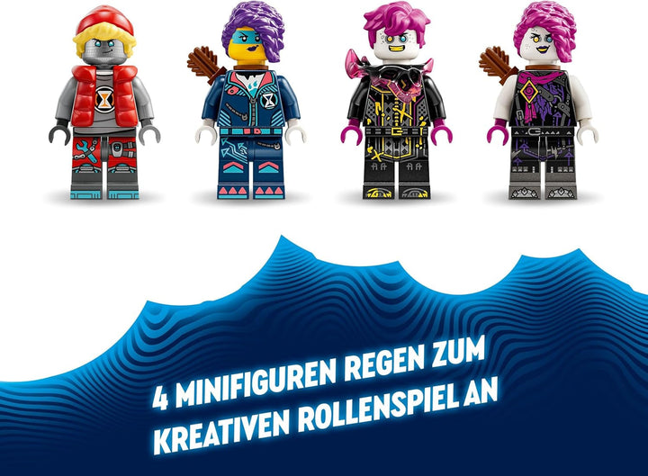LEGO Dreamzzz 2-In-1 Coopers Dino-Mech C-Rex, jucărie Pterodactyl, T.Rex figurină de acțiune pentru băieți și fete, jucărie creativă, set de aventură, cadou pentru copii de la 9 ani 71484