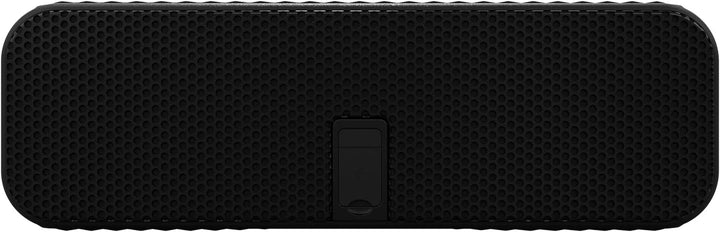 Klipsch Detroit, Difuzor Bluetooth portabil cu două tweeter-uri de 2,5 cm, woofers de 7,6 cm, rezistent la apă IP67 și baterie cu autonomie de 20 de ore. Experiență de concert live. Culoare: negru.
