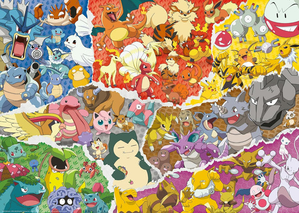 Ravensburger Puzzle 12000832 - Pokémon Adventure - puzzle jigsaw Pokémon de 1000 de piese pentru adulți și copii de peste 14 ani
