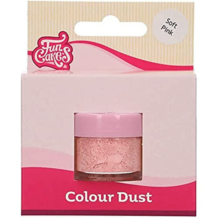 Funcakes Color Dust Soft Pink: Farbpulver Für Lebensmittel, Für Die Kuchendekoration, Halal-Zertifiziert