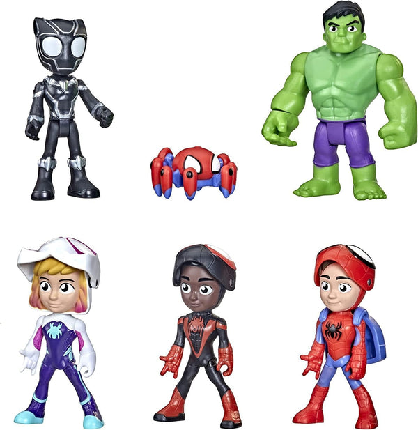 Hasbro Spidey and His Amazing Friends Masked Heroes Multipack, figuri de acțiune înalte de 10 cm, pentru copii cu vârsta peste 3 ani F1486