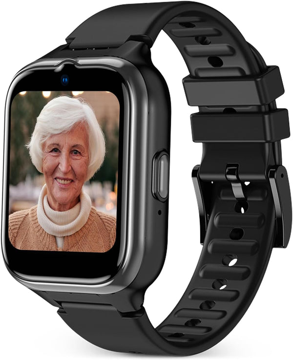 SPC Smartee 4G Senior - Smartwatch pentru seniori cu litere mari, buton SOS, GPS și cerc de siguranță, apeluri / apeluri video, ritm cardiac și gestionarea smartwatch-ului prin aplicația SPC Smart Clan