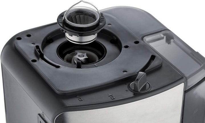 Russell Hobbs Cafetiera cu râșniță Thermo Jug [cronometru digital, cap efervescent pentru extracție și aromă optime] Grind&Brew (Max 10 cești, setare de măcinare în 3 trepte) Filtru de cafea 25620-56