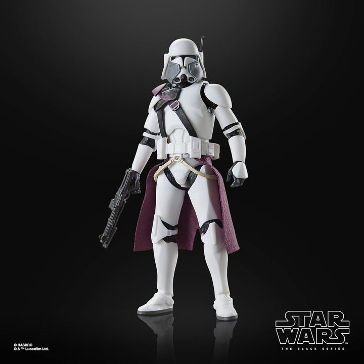 Star Wars seria neagră Clone Commander Bacara, Star Wars: Ahsoka Premium figurină de colecție (15 cm)