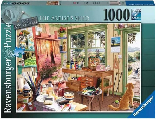 Ravensburger Puzzle 1000 piese - Adăpostul meu: magazia artistului