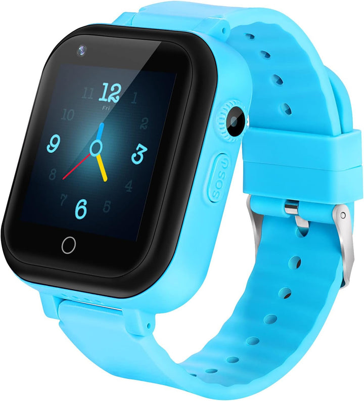 T45 Smartwatch pentru copii, smartwatch 4G pentru copii, GPS tracker pentru copii, ceas de mână pentru copii băieți, ceas pentru copii cu apel telefonic video, mesaje, mod școală, funcție SOS, cameră și pedometru (violet)