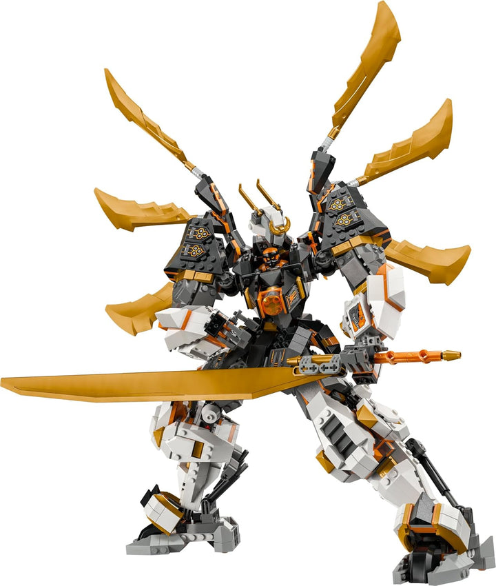 LEGO NINJAGO Cole's Titan Dragon Mech, jucărie de aventură pentru copii, set de joacă Ninja cu 1 minifigurină, cadou de ziua de naștere pentru băieți și fete de la 12 ani, set de joacă Fantasy 71821