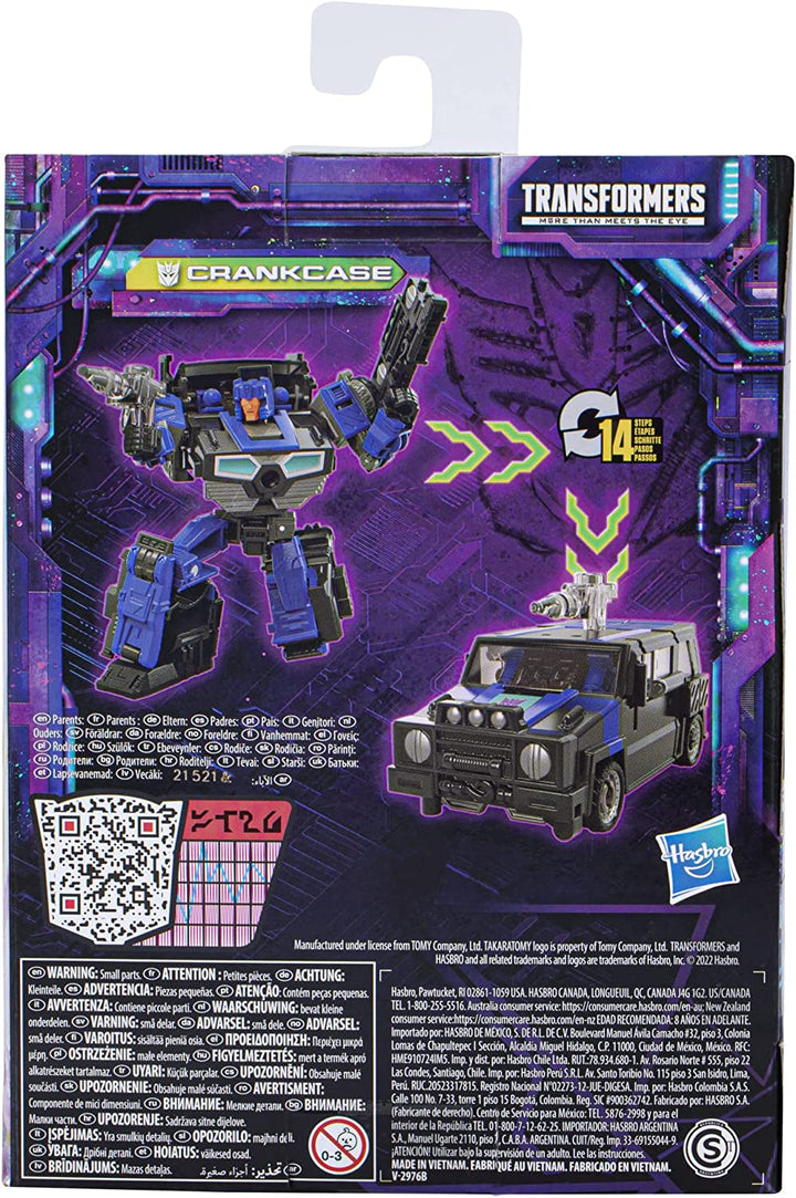 Transformers Generations Legacy Toy 14 Cm Large Deluxe Crankcase Action Figure, varsta 8+