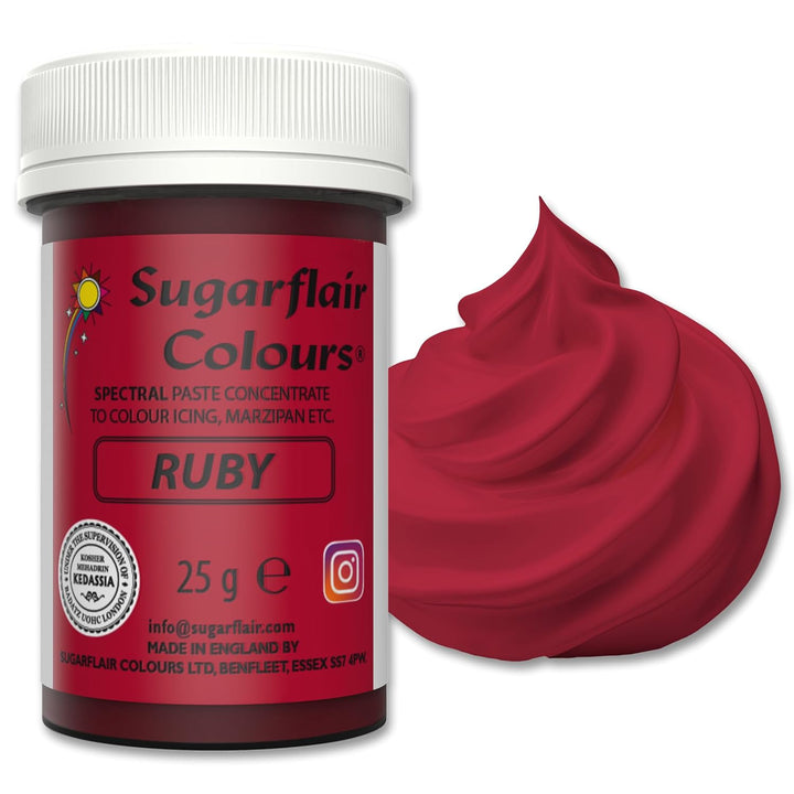 Sugarflair Spectral Eucalyptus Lebensmittelfarbe Paste, Hochkonzentrierte Lebensmittelfarbe Für Buttercreme, Zuckerpaste, Royal Icing, Kuchenmischungen Und Mehr! Lebensmittelfarbstoff - 25G