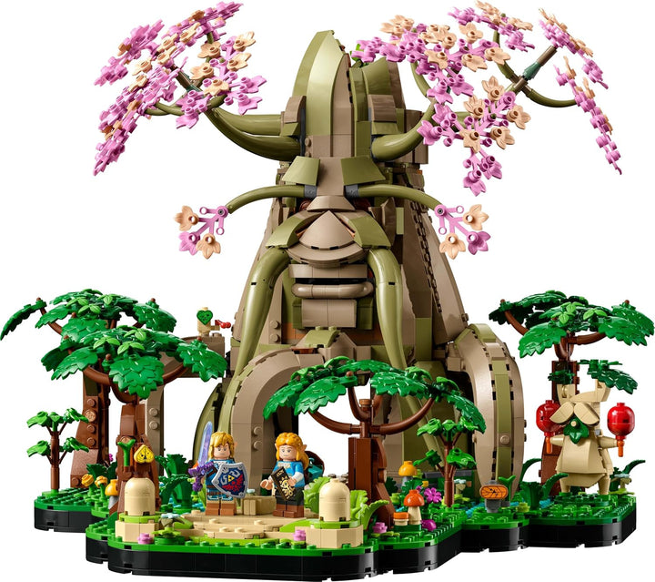LEGO The Legend of Zelda Deku Tree 2-In-1 - piesă de colecție cu prințesa Zelda și 3 minifigurine Link - set de construcție pentru adulți și idee de cadou pentru fanii jocurilor video - 77092