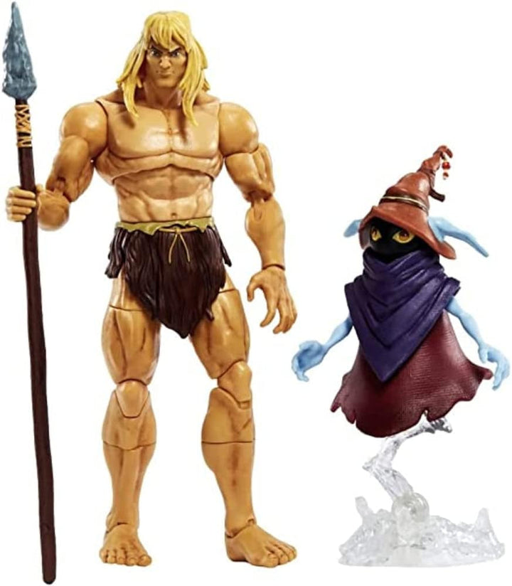 Masters of the Universe HDR45 - Colecția Masterverse, Battle Amour He-Man, aprox. 18 cm înălțime Figurine de acțiune MOTU pentru joacă și colecționare, cadou pentru copii cu vârsta de peste 6 ani