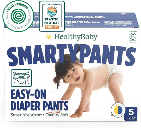 Smartypants Pull up Style, Talie matlasată 360, super absorbantă, Marimea 5, 38 bucati