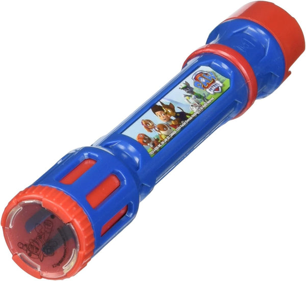 Joy Toy 40315 Paw Patrol Figures & Characters Lanternă cu 6 lentile interschimbabile pentru proiecție - în blister, 5,2 X 1,4 X 9 cm, roșu/albastru