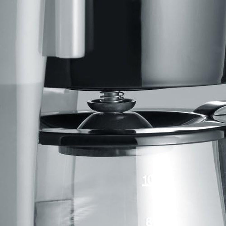 SEVERIN Cafetieră cu filtru cu ulcior din sticlă, Cafetieră pentru până la 10 cești per ulcior, Pentru savurarea cafelei aromate, Funcționare simplă, Cu placă de încălzire, Negru, KA 4479