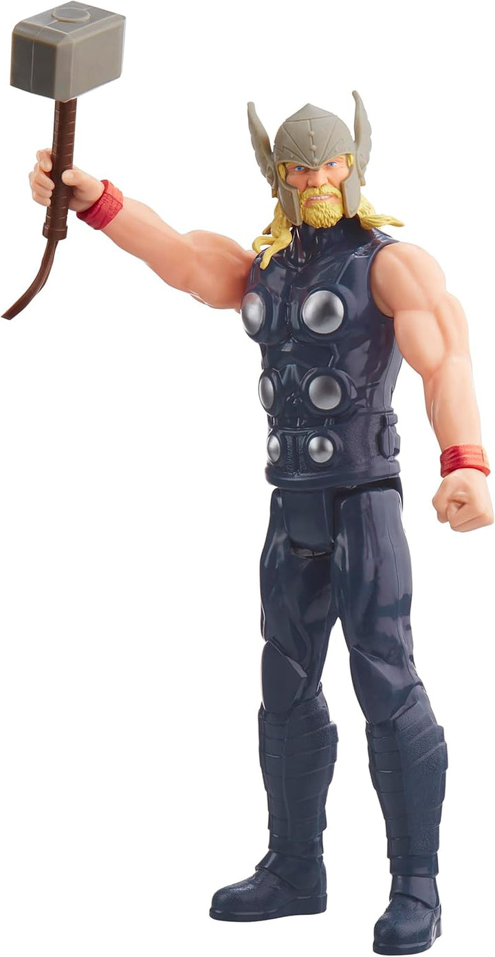 Marvel Avengers Titan Hero Series Blast Gear Thor Action Figure, jucărie mare de 30 cm, pentru copii de la 4 ani în sus