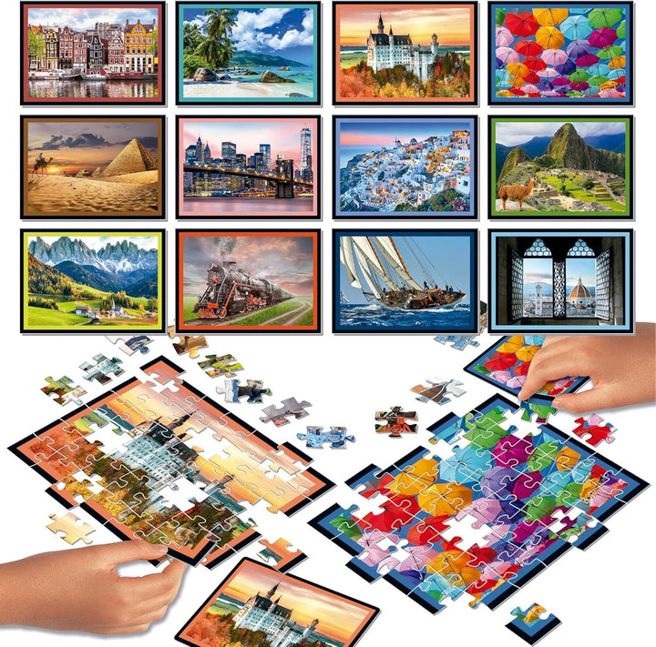 Educa - Puzzle Battlescapes. O bătălie autentică a pieselor | Fii primul care completează puzzle-ul pentru a deveni câștigător. De la 7 ani (20121)