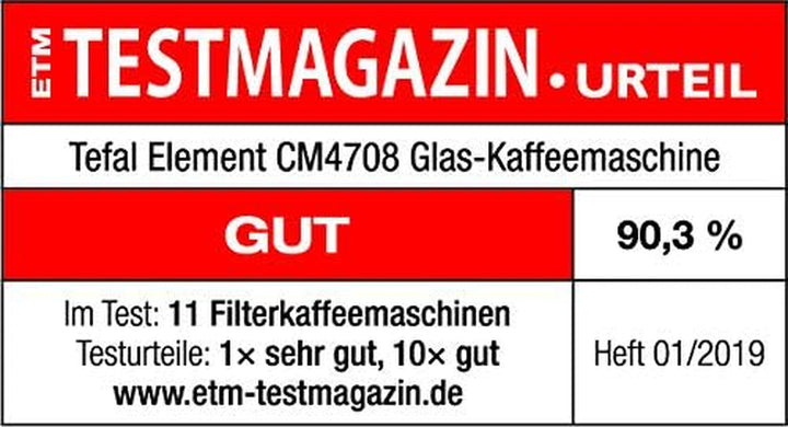Cafetiera Tefal CM4708 Element, negru